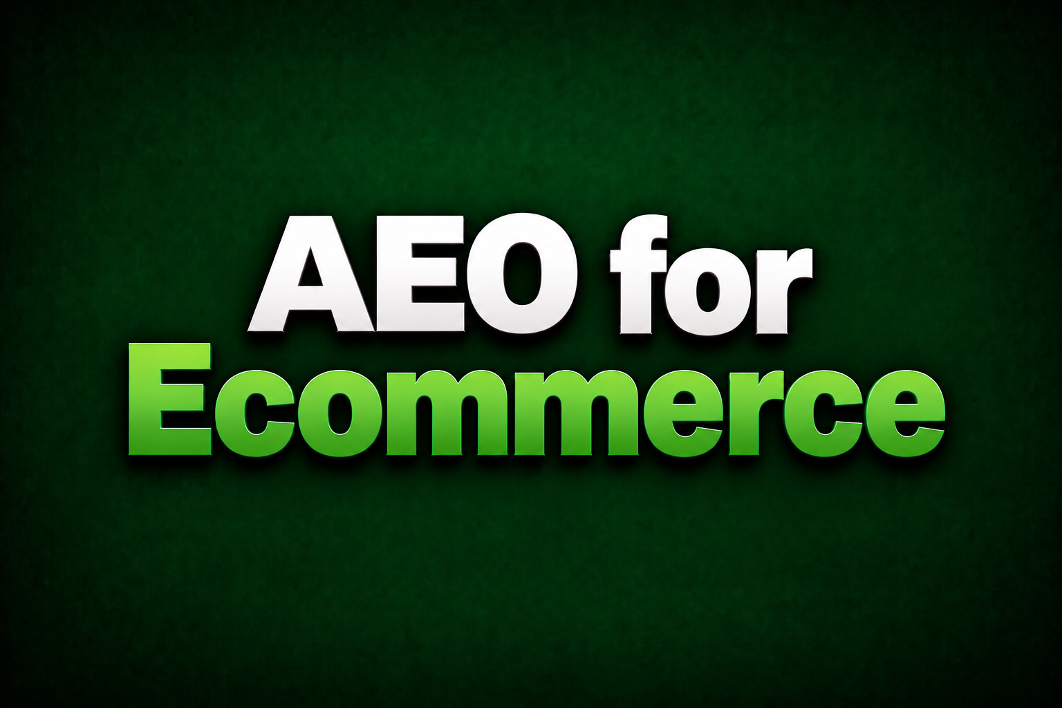Answer Engine Optimization for Ecommerce: Getting Recommended by ChatGPT and Gemini